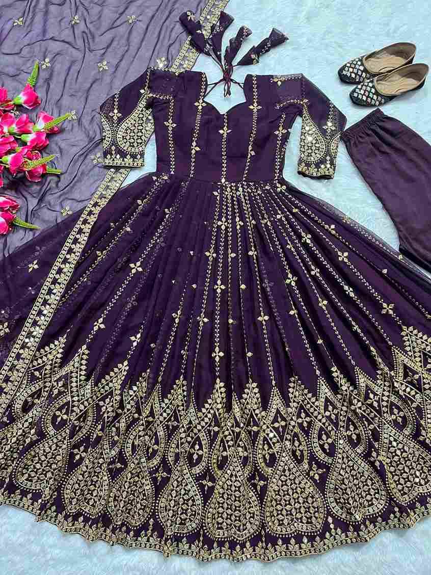 Sf-1034 By Fashid Wholesale Beautiful Festive Suits Stylish Fancy Colorful Casual Wear & Ethnic Wear Heavy Faux Georgette Dresses At Wholesale Price