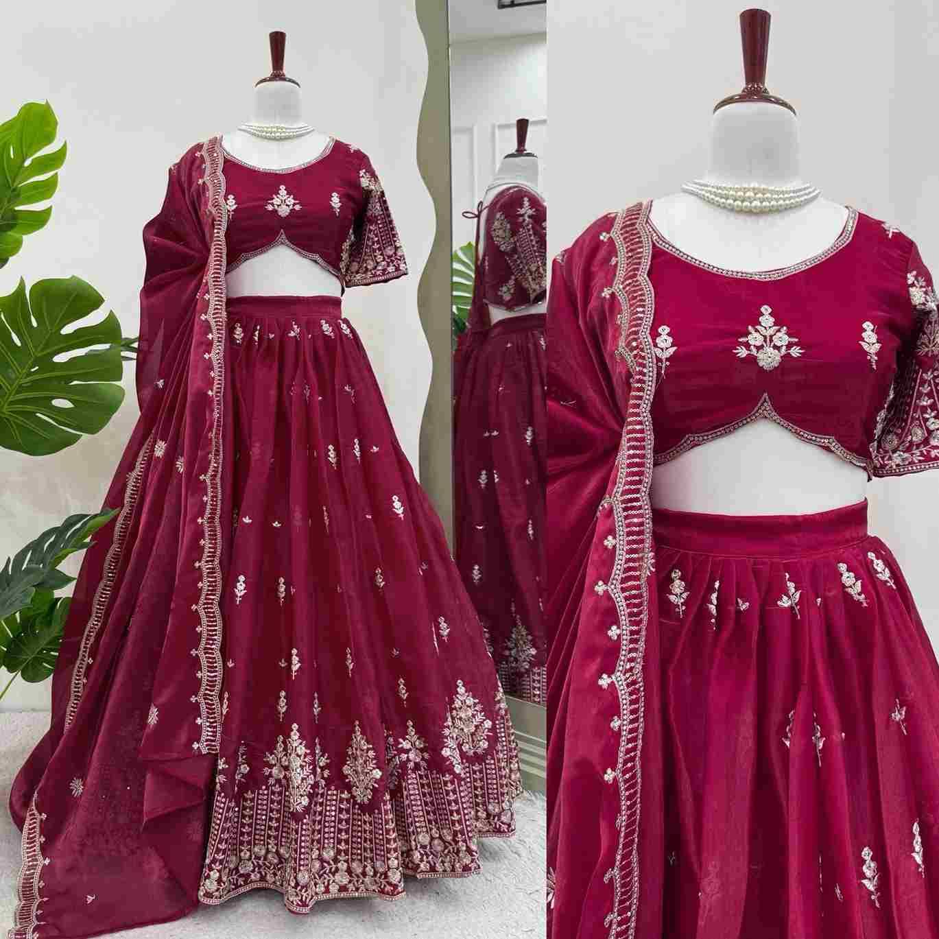 Sf-1036 By Fashid Wholesale 01 To 02 Series Beautiful Colorful Fancy Wedding Collection Occasional Wear & Party Wear Jimmy Choo Lehengas At Wholesale Price