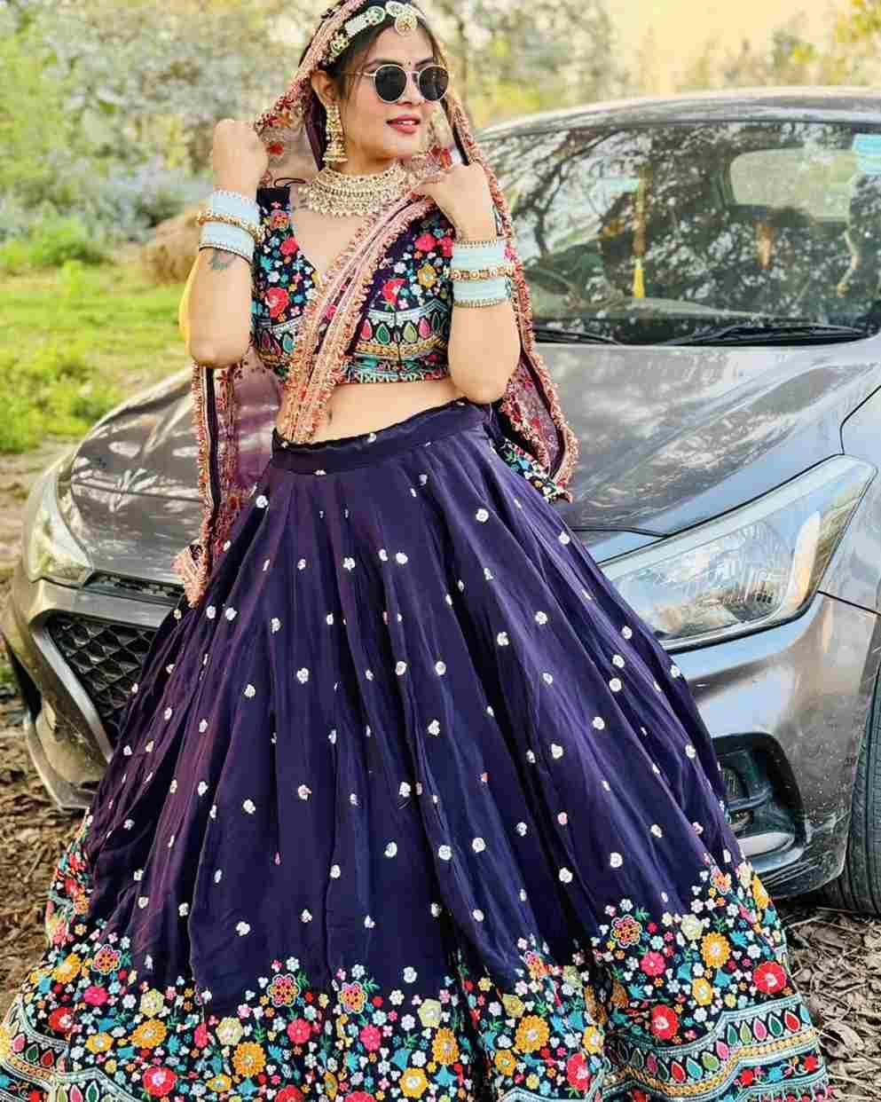 Sf-1037 By Fashid Wholesale 01 To 03 Series Beautiful Colorful Fancy Wedding Collection Occasional Wear & Party Wear Faux Georgette Lehengas At Wholesale Price