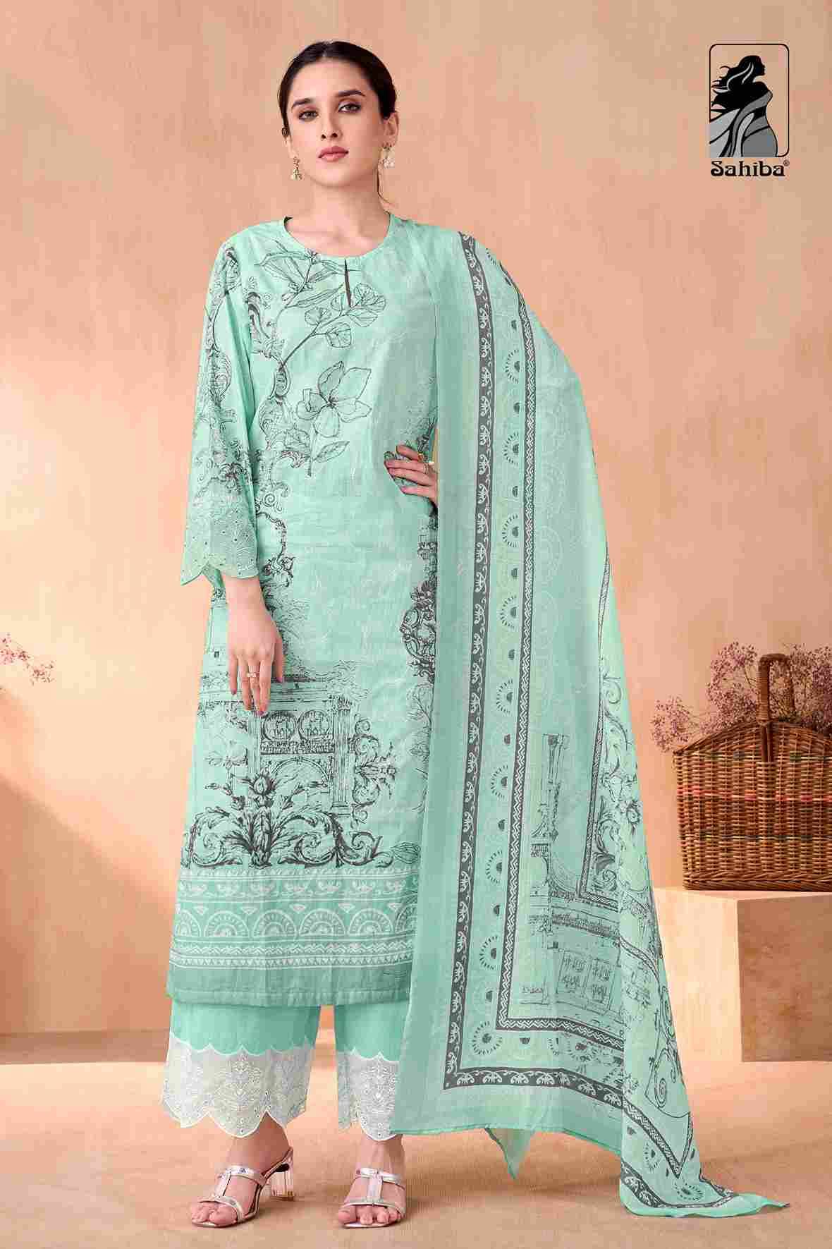 Nivedita By Sahiba Fabrics Beautiful Festive Suits Colorful Stylish Fancy Casual Wear & Ethnic Wear Pure Lawn Cotton Dresses At Wholesale Price