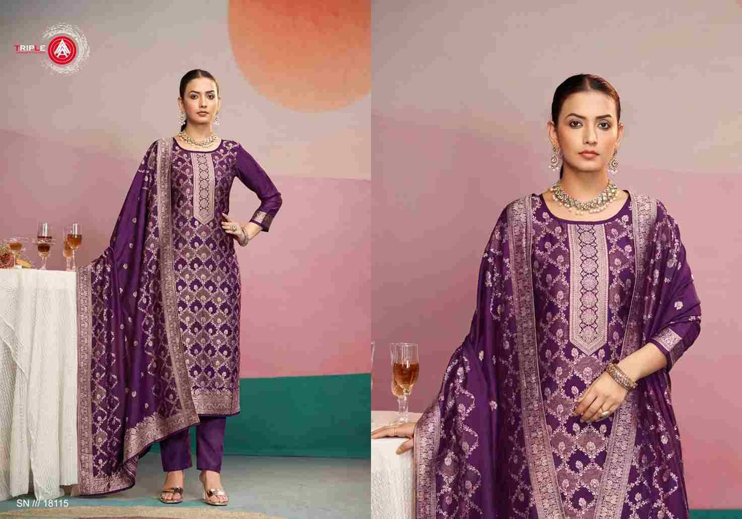 Hanshika Vol-2 By Triple AAA 18111 To 18116 Series Beautiful Festive Suits Colorful Stylish Fancy Casual Wear & Ethnic Wear Viscose Muslin Jacquard Dresses At Wholesale Price