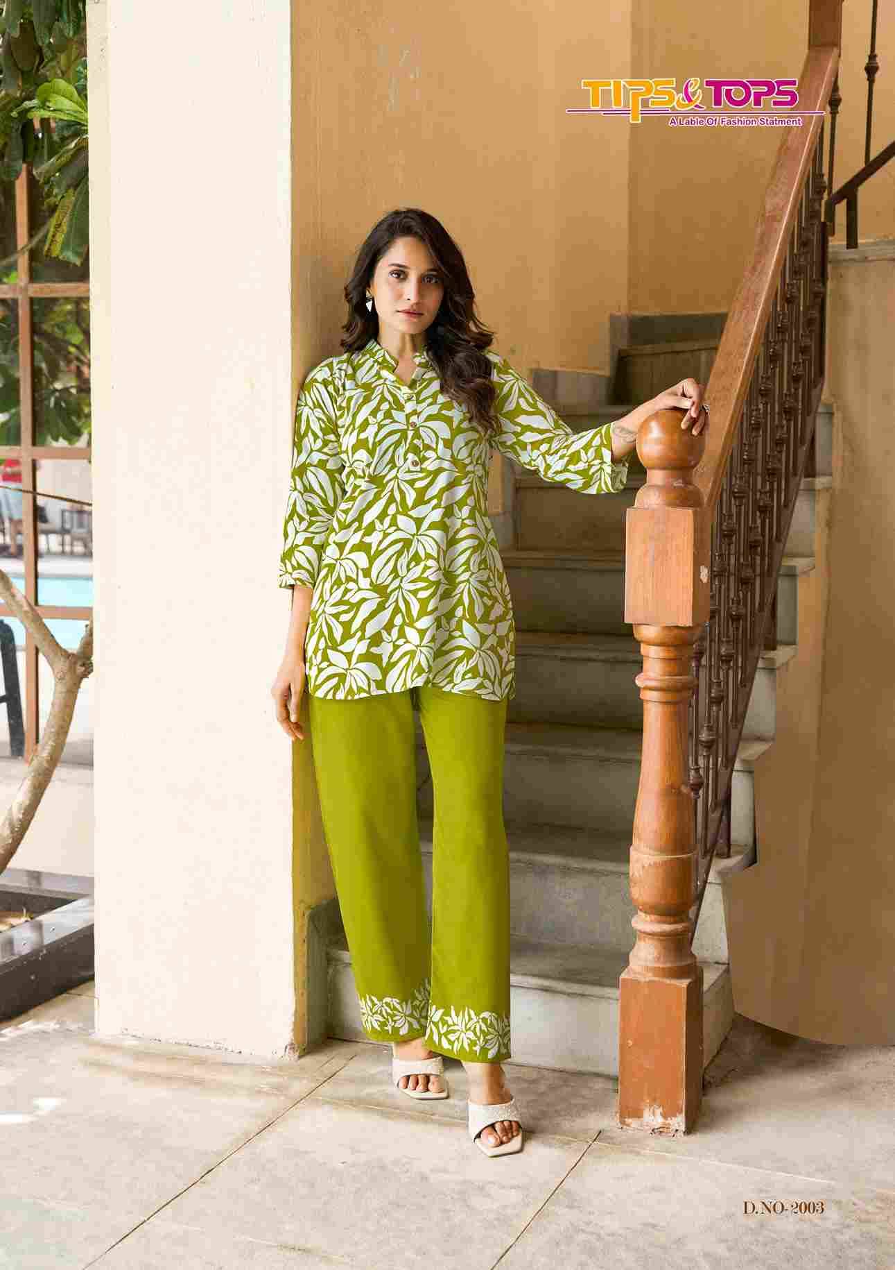 Summer Beauty Vol-2 By Tips And Tops 2001 To 2006 Series Designer Stylish Fancy Colorful Beautiful Party Wear & Ethnic Wear Collection Heavy Rayon Co-Ords At Wholesale Price