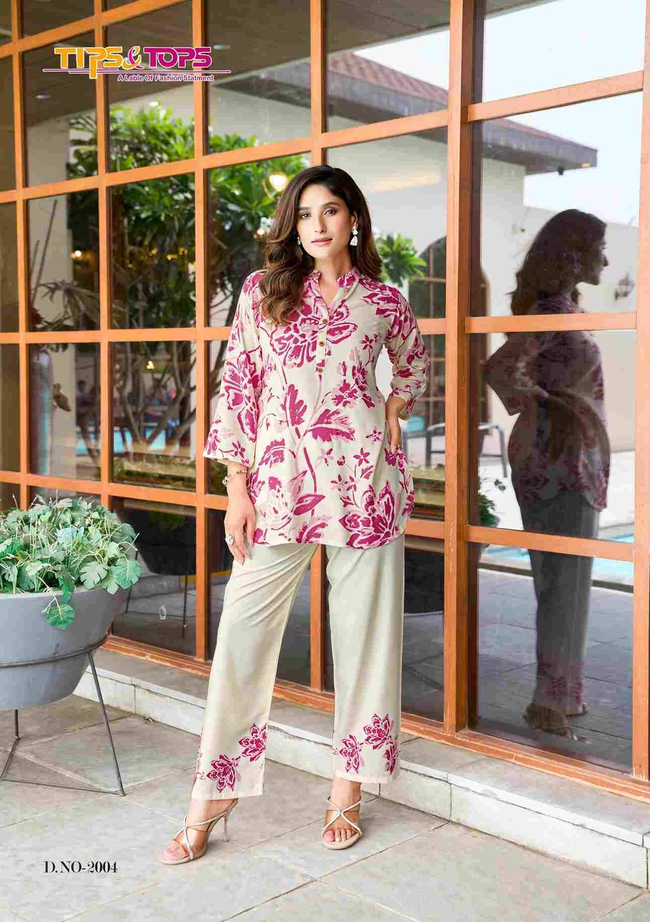 Summer Beauty Vol-2 By Tips And Tops 2001 To 2006 Series Designer Stylish Fancy Colorful Beautiful Party Wear & Ethnic Wear Collection Heavy Rayon Co-Ords At Wholesale Price