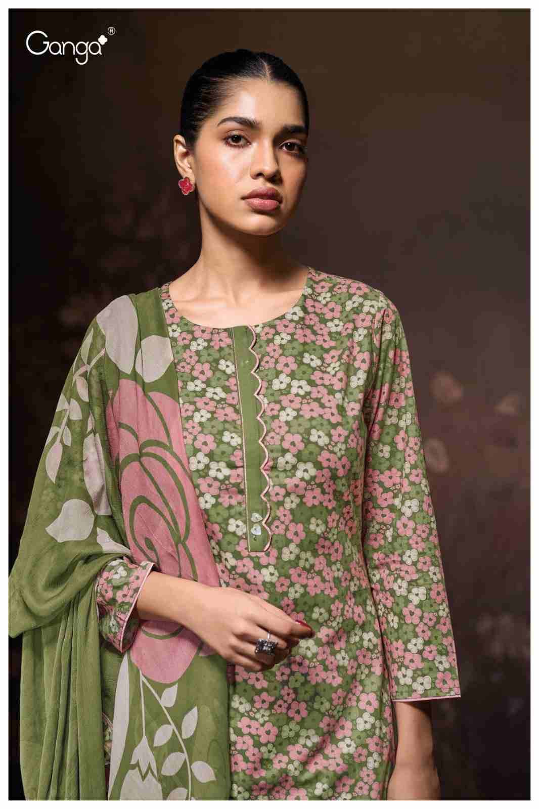 Luraa-3589 By Ganga Fashion 3589-A To 3589-D Series Beautiful Festive Suits Colorful Stylish Fancy Casual Wear & Ethnic Wear Pure Cotton Dresses At Wholesale Price