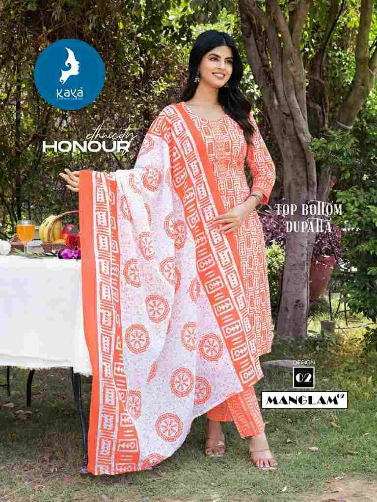 Mangalam Vol-2 By Kaya 01 To 08 Series Beautiful Stylish Festive Suits Fancy Colorful Casual Wear & Ethnic Wear & Ready To Wear Cotton Print Dresses At Wholesale Price
