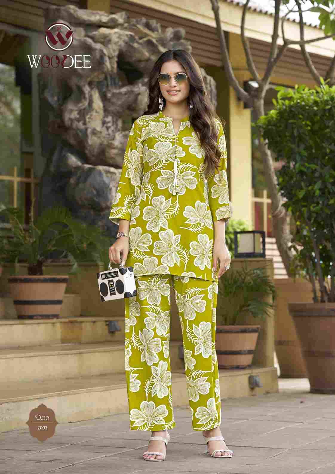 Moksha Vol-2 By Woodee 2001 To 2004 Series Designer Stylish Fancy Colorful Beautiful Party Wear & Ethnic Wear Collection Heavy Rayon Co-Ord At Wholesale Price