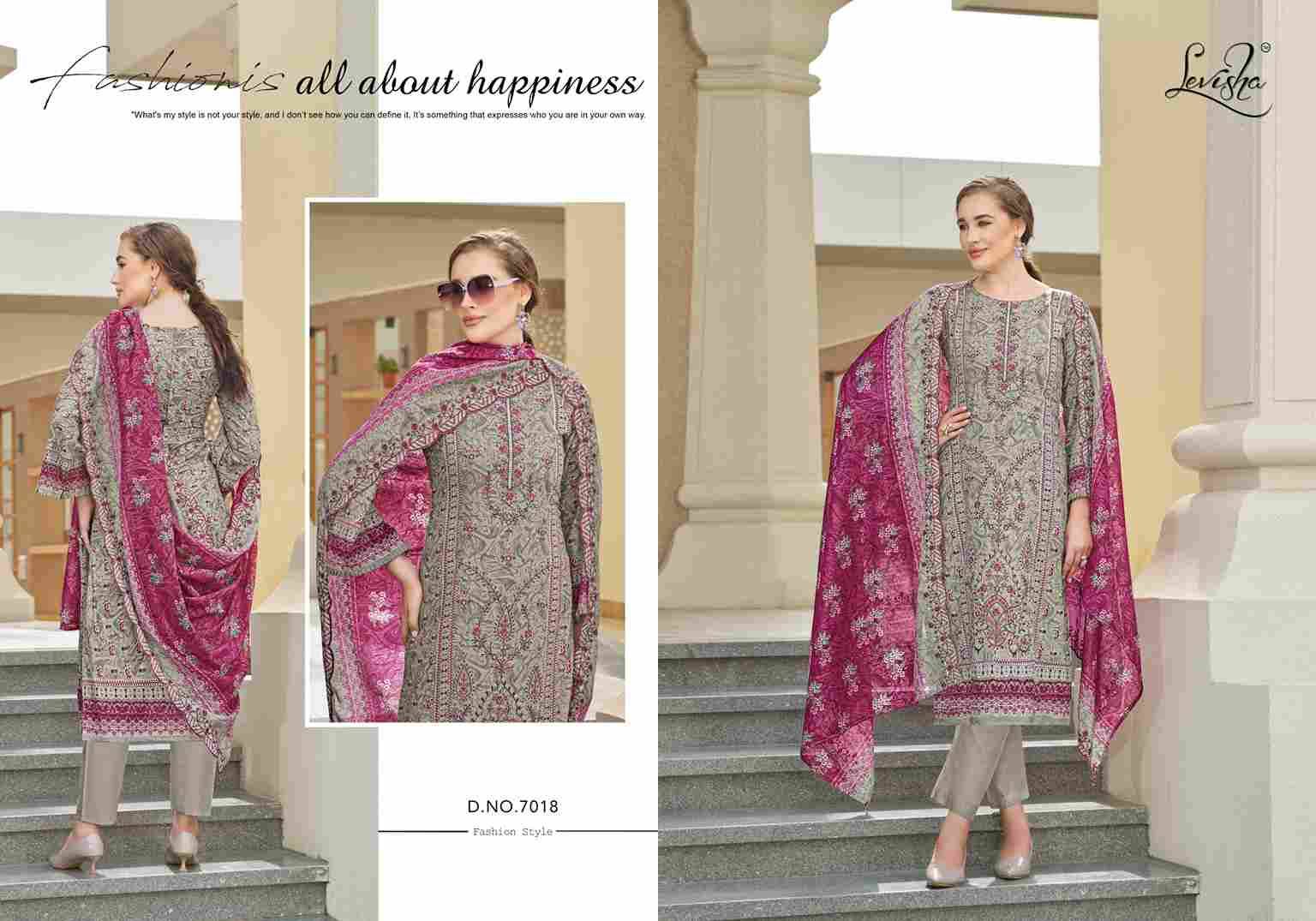 Madhubala Vol-7 By Levisha 7013 To 7020 Series Festive Suits Beautiful Fancy Colorful Stylish Party Wear & Occasional Wear Cambric Lawn Cotton Dresses At Wholesale Price