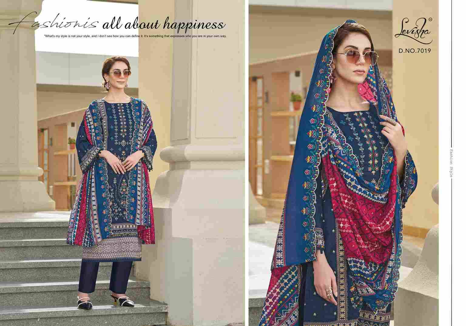 Madhubala Vol-7 By Levisha 7013 To 7020 Series Festive Suits Beautiful Fancy Colorful Stylish Party Wear & Occasional Wear Cambric Lawn Cotton Dresses At Wholesale Price