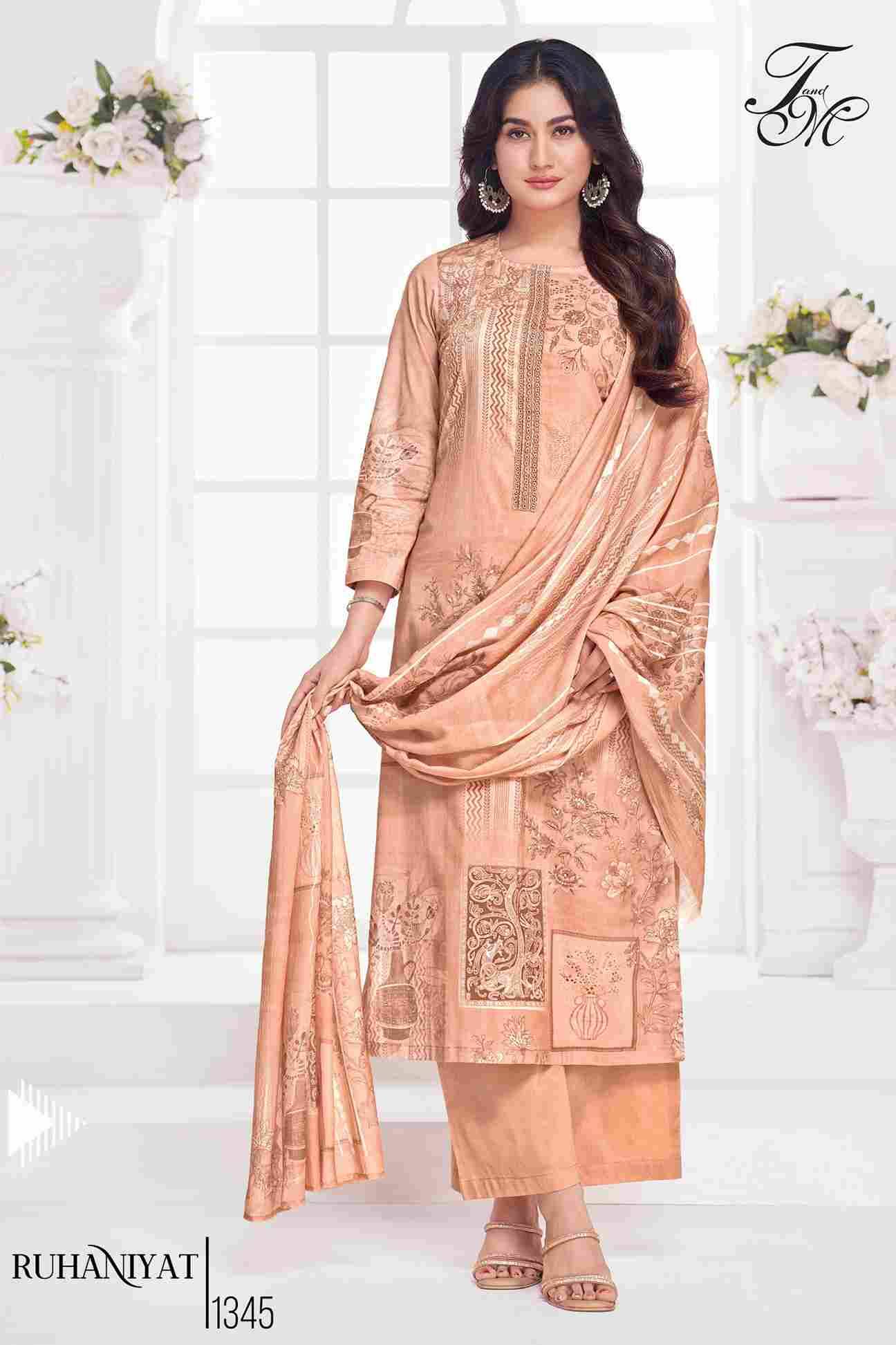 Ruhaniyat By T And M Designer Studio Beautiful Festive Suits Colorful Stylish Fancy Casual Wear & Ethnic Wear Pure Linen Dresses At Wholesale Price