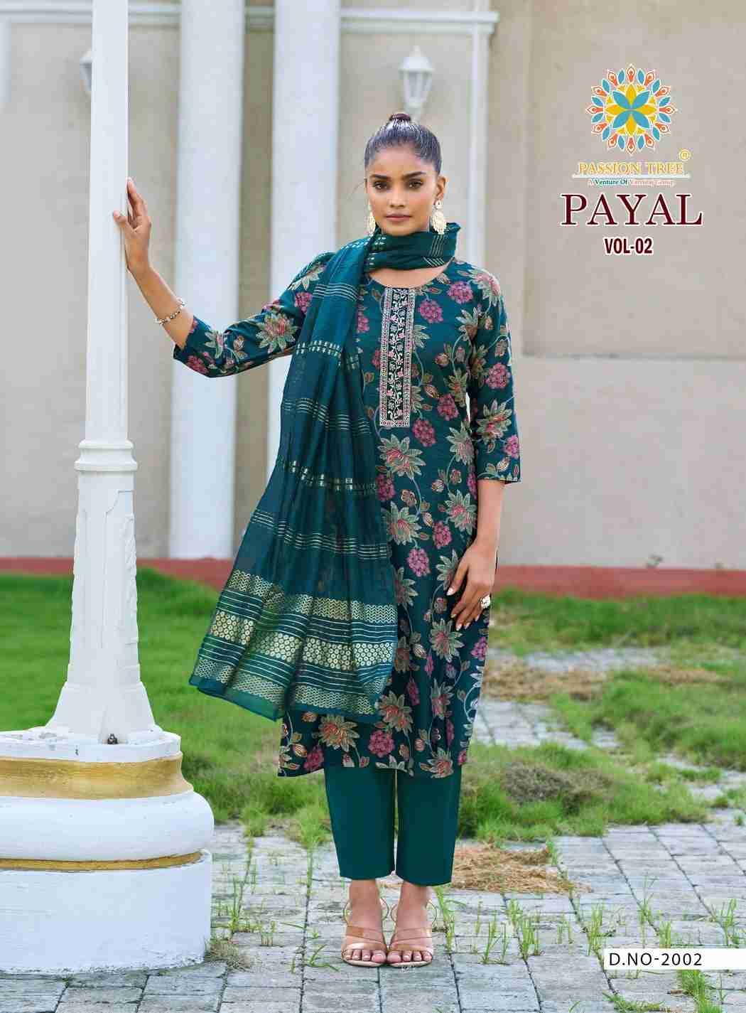 Payal Vol-2 By Passion Tree 2001 To 2008 Series Beautiful Festive Suits Colorful Stylish Fancy Casual Wear & Ethnic Wear Vertican Print Dresses At Wholesale Price