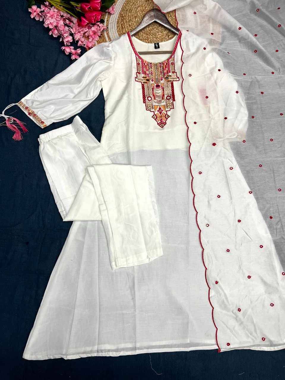 Dc-70 By Fashid Wholesale 01 To 03 Series Designer Suits Collection Beautiful Stylish Fancy Colorful Party Wear & Occasional Wear Chanderi Silk Dresses At Wholesale Price