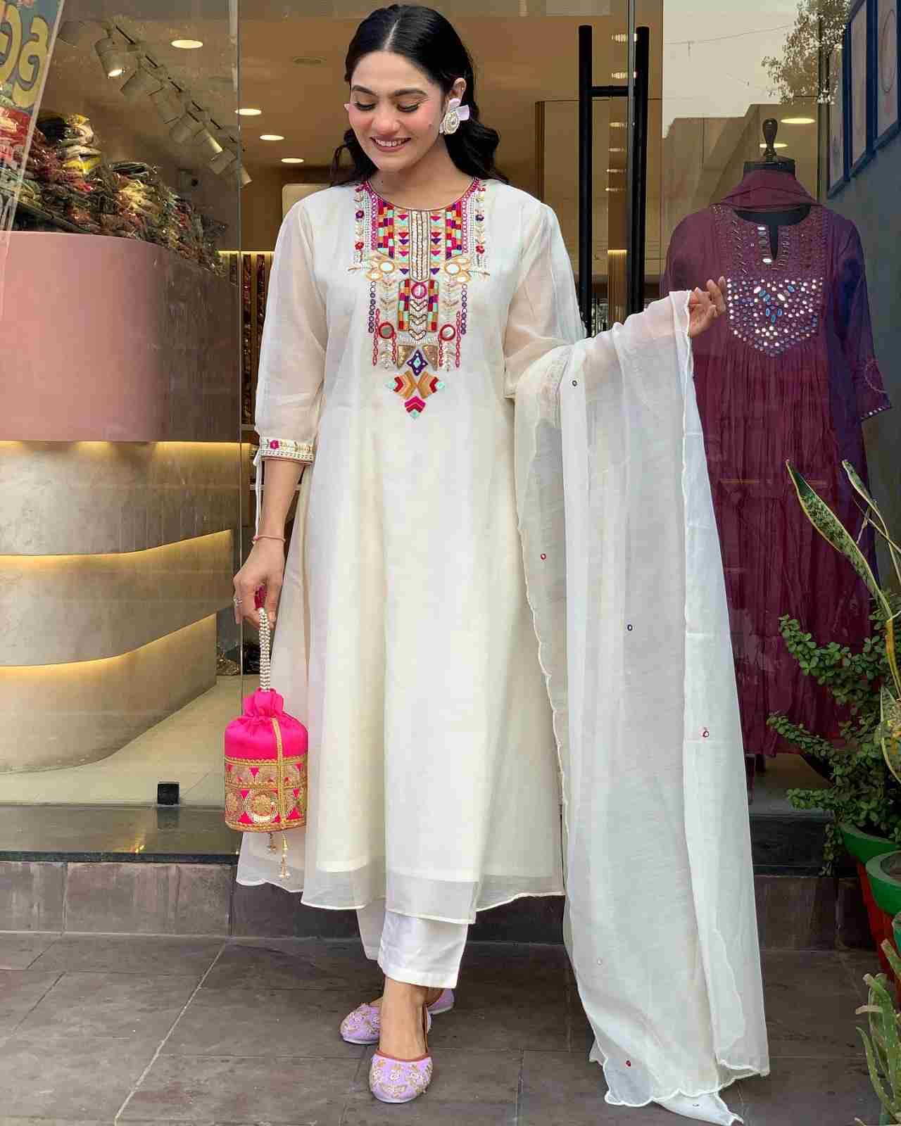 Dc-70 By Fashid Wholesale 01 To 03 Series Designer Suits Collection Beautiful Stylish Fancy Colorful Party Wear & Occasional Wear Chanderi Silk Dresses At Wholesale Price