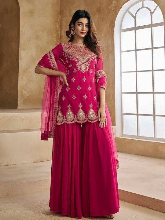 Dc-Pritee By Fashid Wholesale Beautiful Stylish Festive Suits Fancy Colorful Casual Wear & Ethnic Wear & Ready To Wear Georgette Dresses At Wholesale Price