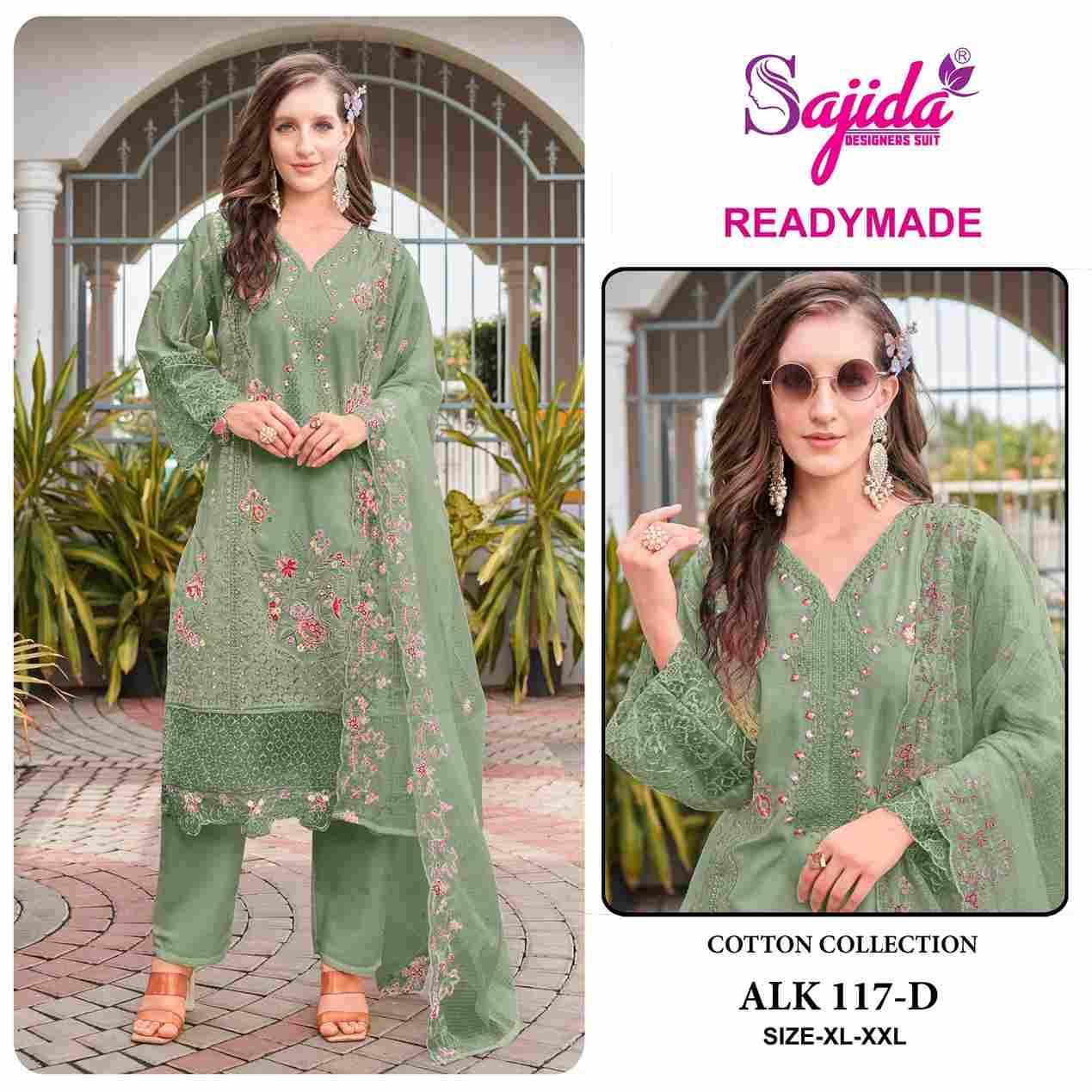 ALK-117 Colours By Sajida Designer Suits 117-A To 117-D Series Beautiful Pakistani Suits Colorful Stylish Fancy Casual Wear & Ethnic Wear Cambric Cotton Embroidered Dresses At Wholesale Price