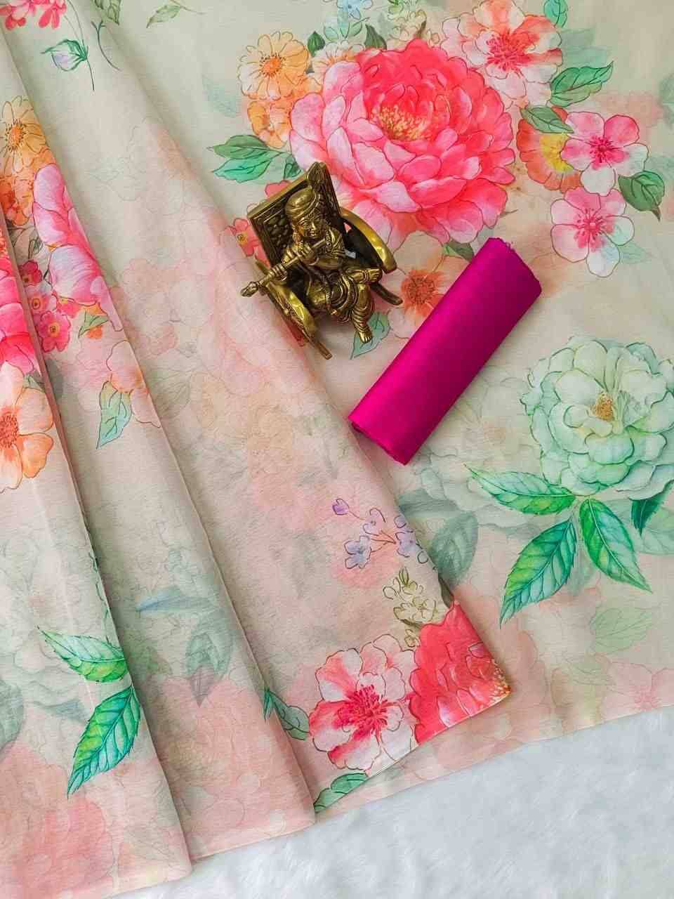 VK-4265 By Fashid Wholesale 4265-A To 4265-H Series Indian Traditional Wear Collection Beautiful Stylish Fancy Colorful Party Wear & Occasional Wear Soft Georgette Sarees At Wholesale Price