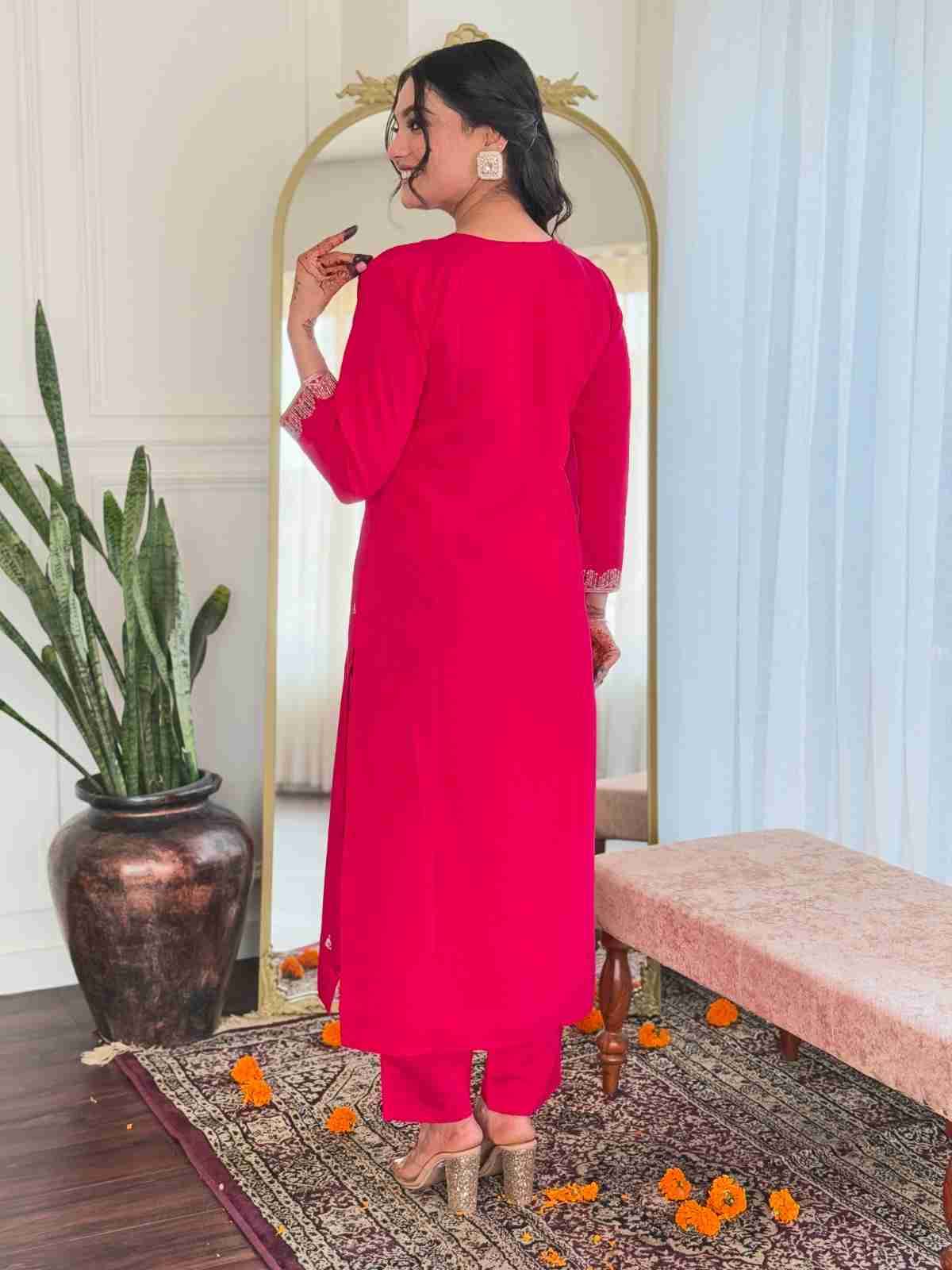 Dc-Siya By Fashid Wholesale Beautiful Stylish Festive Suits Fancy Colorful Casual Wear & Ethnic Wear & Ready To Wear Viscose Chanderi Dresses At Wholesale Price