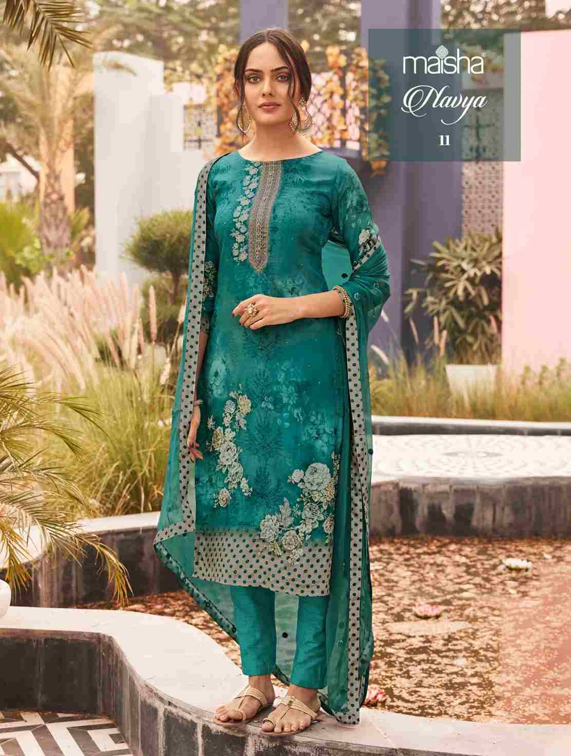 Anaya By Maisha 11 To 16 Series Beautiful Suits Stylish Fancy Colorful Party Wear & Occasional Wear Crepe Silk Dresses At Wholesale Price
