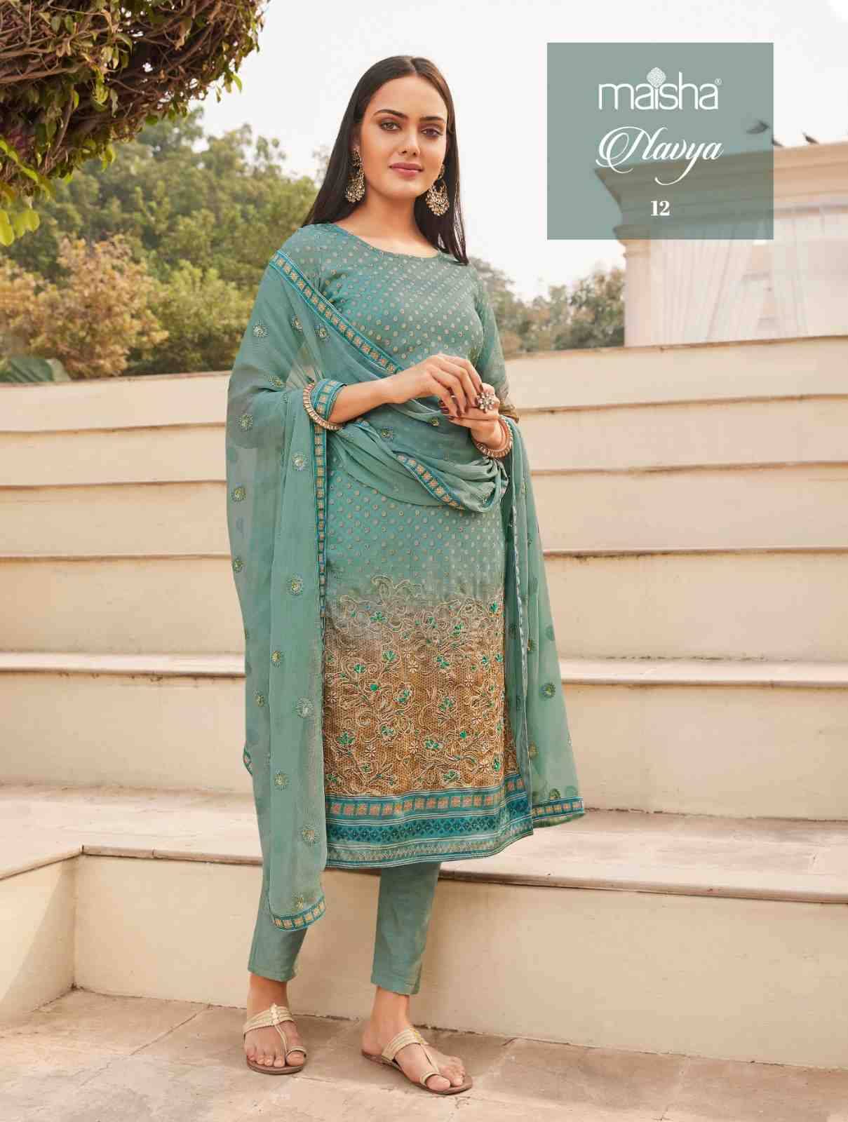 Anaya By Maisha 11 To 16 Series Beautiful Suits Stylish Fancy Colorful Party Wear & Occasional Wear Crepe Silk Dresses At Wholesale Price