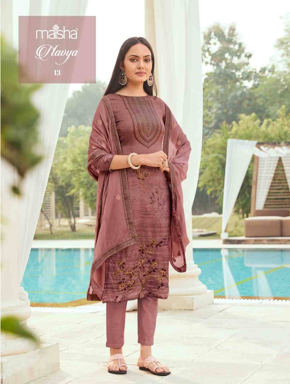 Anaya By Maisha 11 To 16 Series Beautiful Suits Stylish Fancy Colorful Party Wear & Occasional Wear Crepe Silk Dresses At Wholesale Price