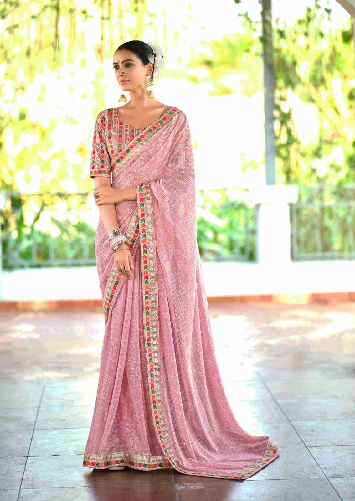 Nishtha By Stavan 1001 To 1010 Series Indian Traditional Wear Collection Beautiful Stylish Fancy Colorful Party Wear & Occasional Wear Fancy Sarees At Wholesale Price