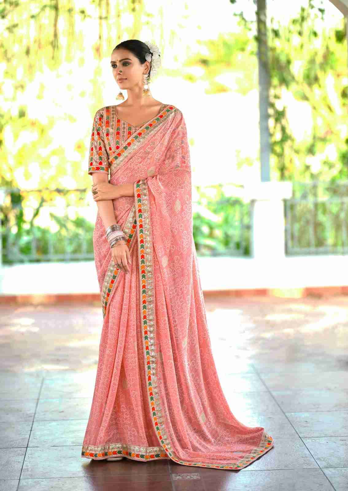 Nishtha By Stavan 1001 To 1010 Series Indian Traditional Wear Collection Beautiful Stylish Fancy Colorful Party Wear & Occasional Wear Fancy Sarees At Wholesale Price