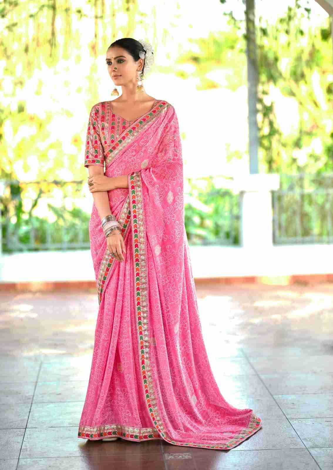 Nishtha By Stavan 1001 To 1010 Series Indian Traditional Wear Collection Beautiful Stylish Fancy Colorful Party Wear & Occasional Wear Fancy Sarees At Wholesale Price