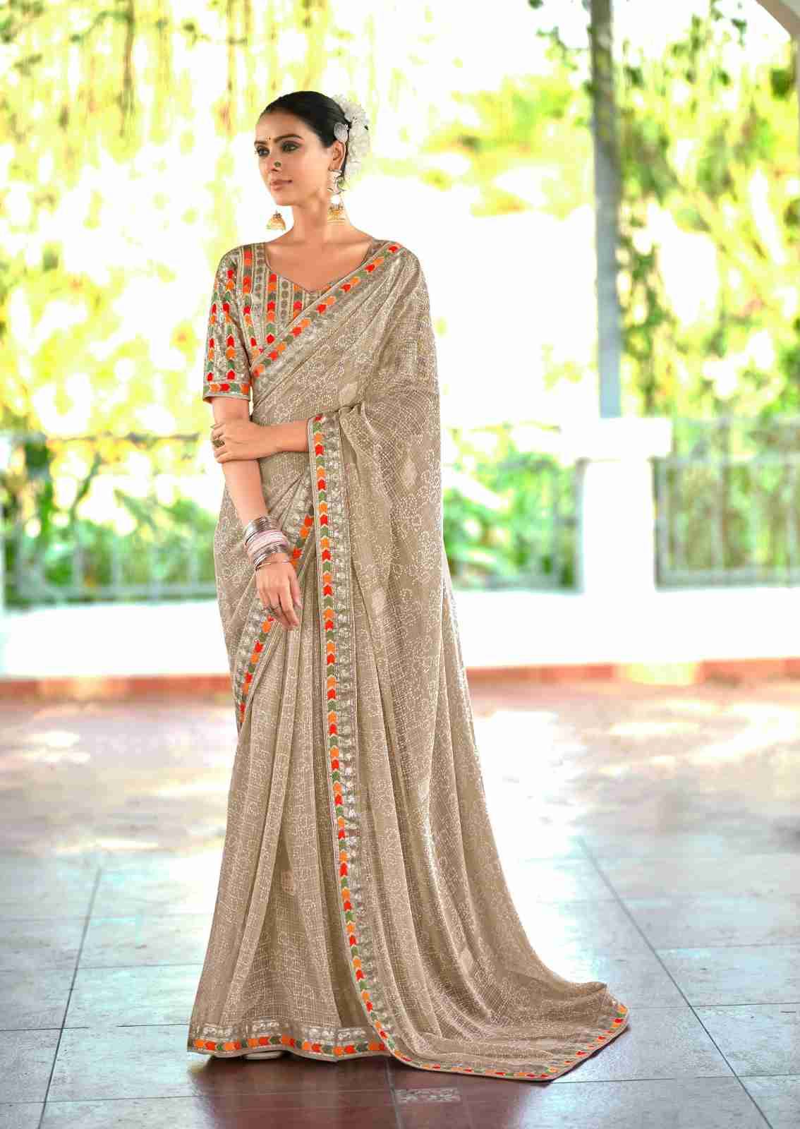 Nishtha By Stavan 1001 To 1010 Series Indian Traditional Wear Collection Beautiful Stylish Fancy Colorful Party Wear & Occasional Wear Fancy Sarees At Wholesale Price