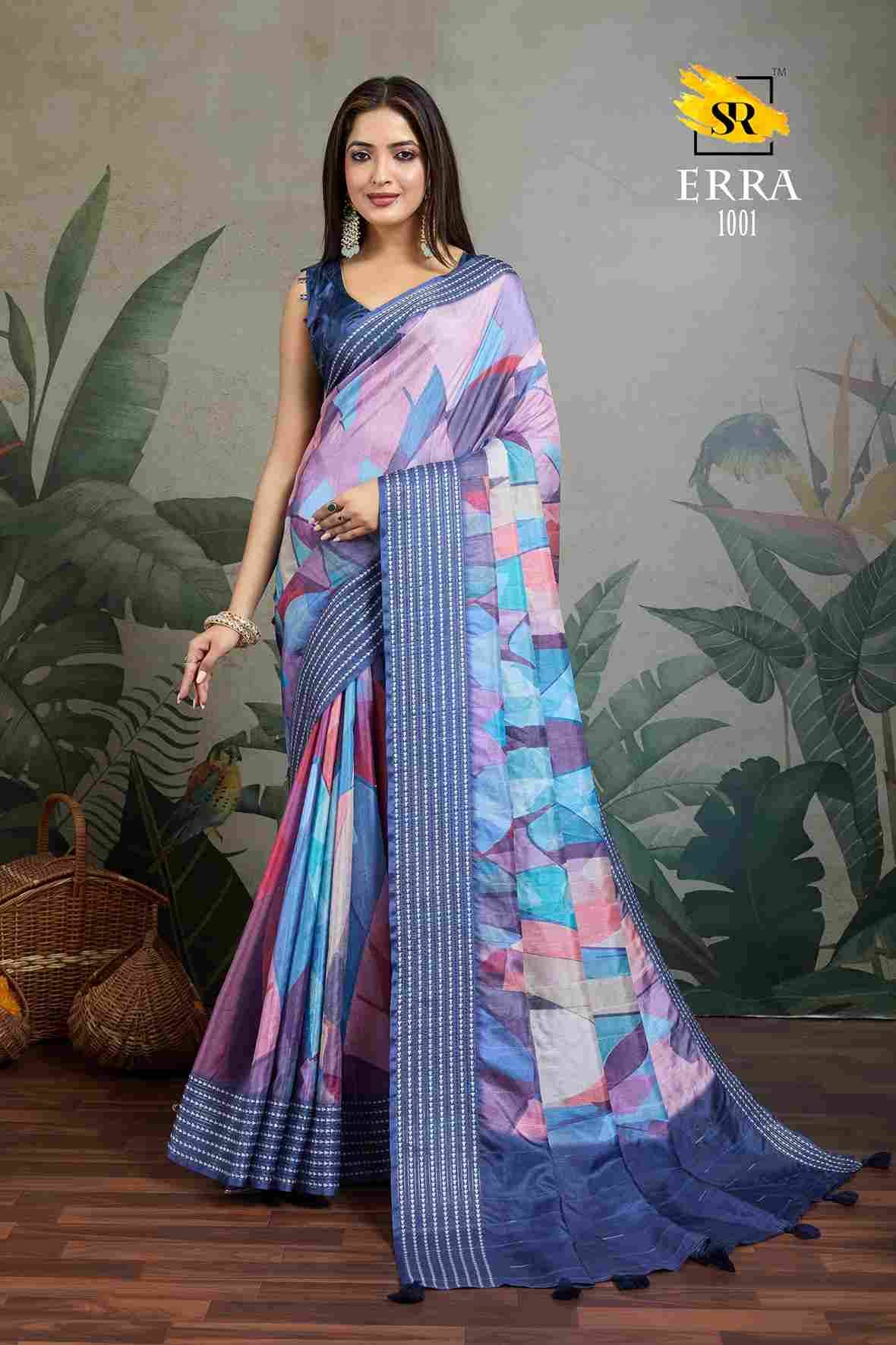 Erra By SR 1001 To 1010 Series Indian Traditional Wear Collection Beautiful Stylish Fancy Colorful Party Wear & Occasional Wear Tussar Sarees At Wholesale Price