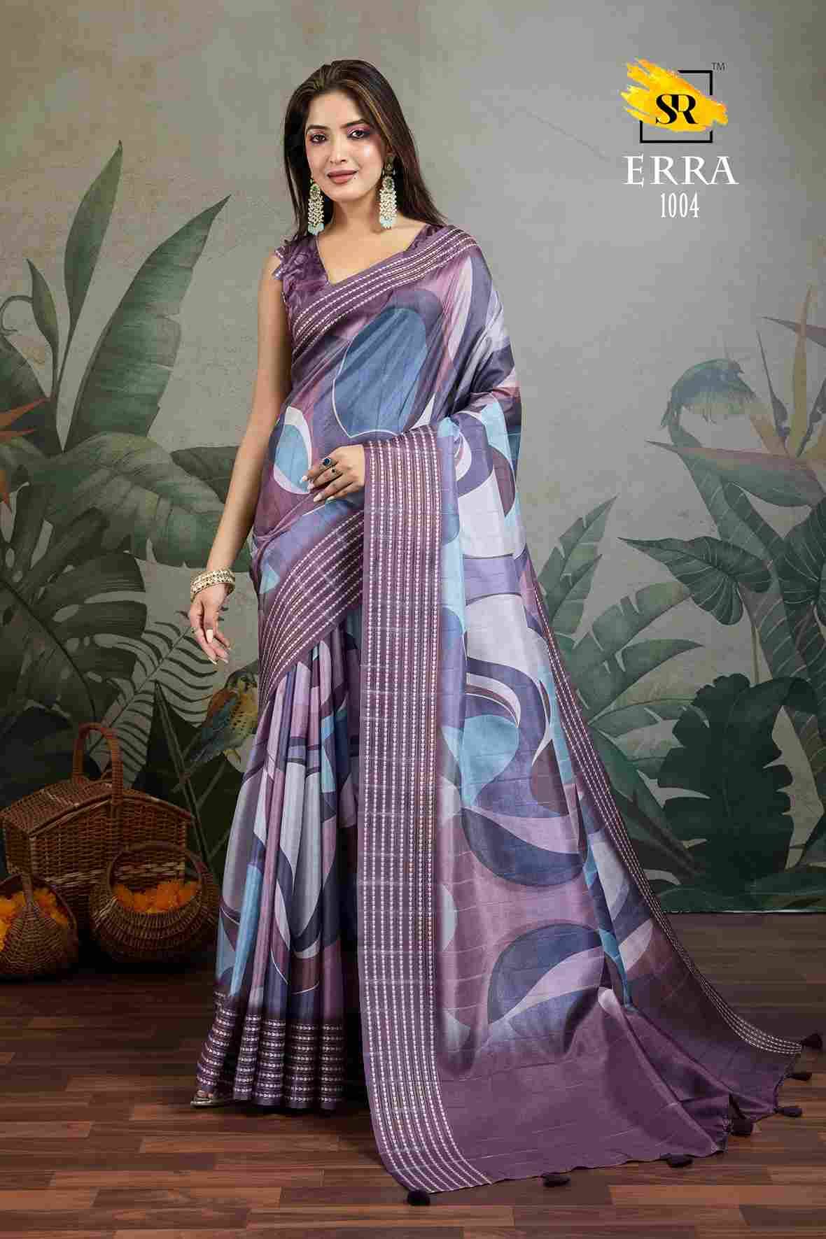 Erra By SR 1001 To 1010 Series Indian Traditional Wear Collection Beautiful Stylish Fancy Colorful Party Wear & Occasional Wear Tussar Sarees At Wholesale Price