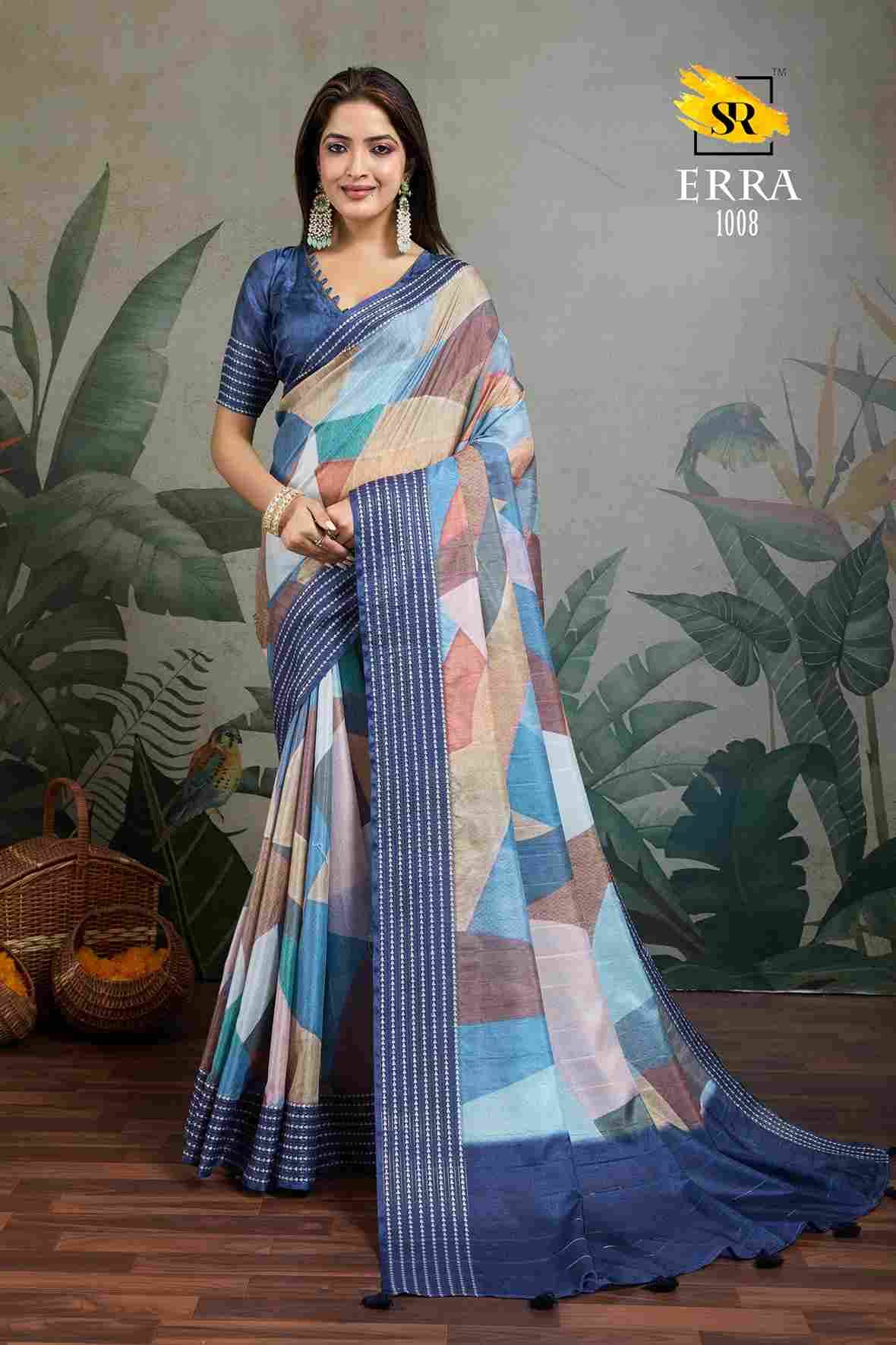 Erra By SR 1001 To 1010 Series Indian Traditional Wear Collection Beautiful Stylish Fancy Colorful Party Wear & Occasional Wear Tussar Sarees At Wholesale Price