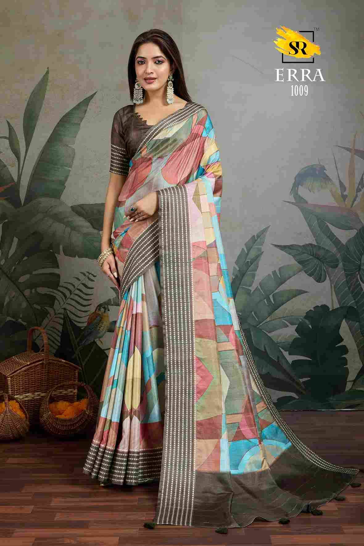 Erra By SR 1001 To 1010 Series Indian Traditional Wear Collection Beautiful Stylish Fancy Colorful Party Wear & Occasional Wear Tussar Sarees At Wholesale Price