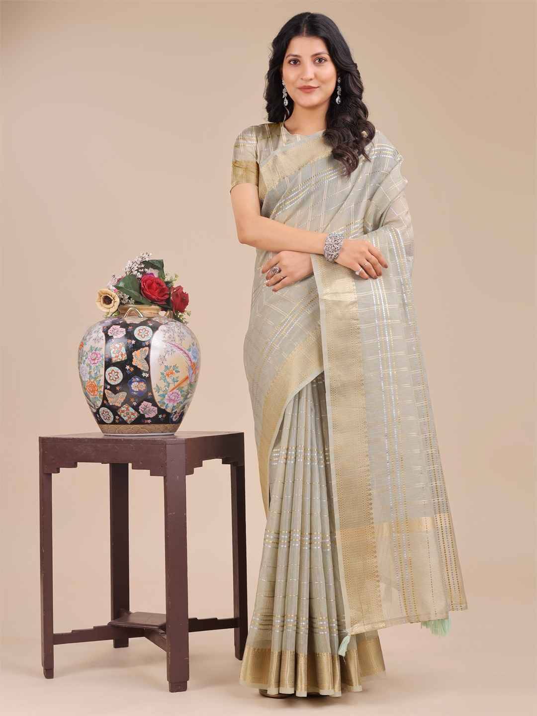 Miami By Fashid Wholesale 1001 To 1005 Series Indian Traditional Wear Collection Beautiful Stylish Fancy Colorful Party Wear & Occasional Wear Organza Sarees At Wholesale Price