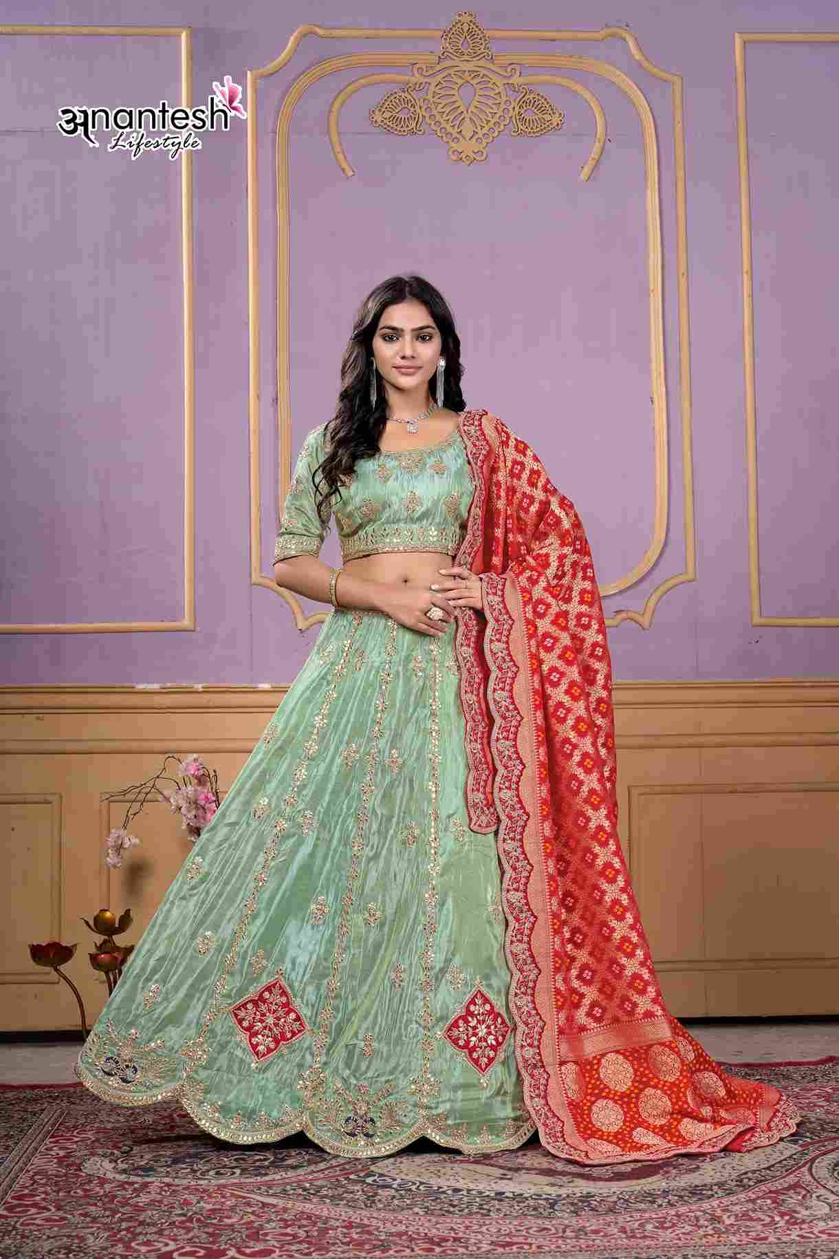 Occations Vol-12 By Anantesh 5047 To 5052 Series Beautiful Colorful Fancy Wedding Collection Occasional Wear & Party Wear Silk Lehengas At Wholesale Price