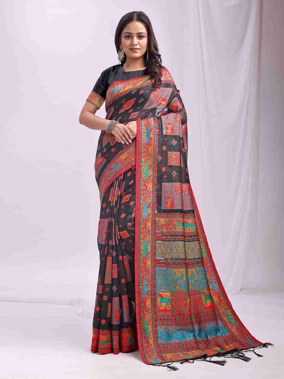 Vastra Loom By Fashid Wholesale 1001 To 1006 Series Indian Traditional Wear Collection Beautiful Stylish Fancy Colorful Party Wear & Occasional Wear Linen Cotton Sarees At Wholesale Price
