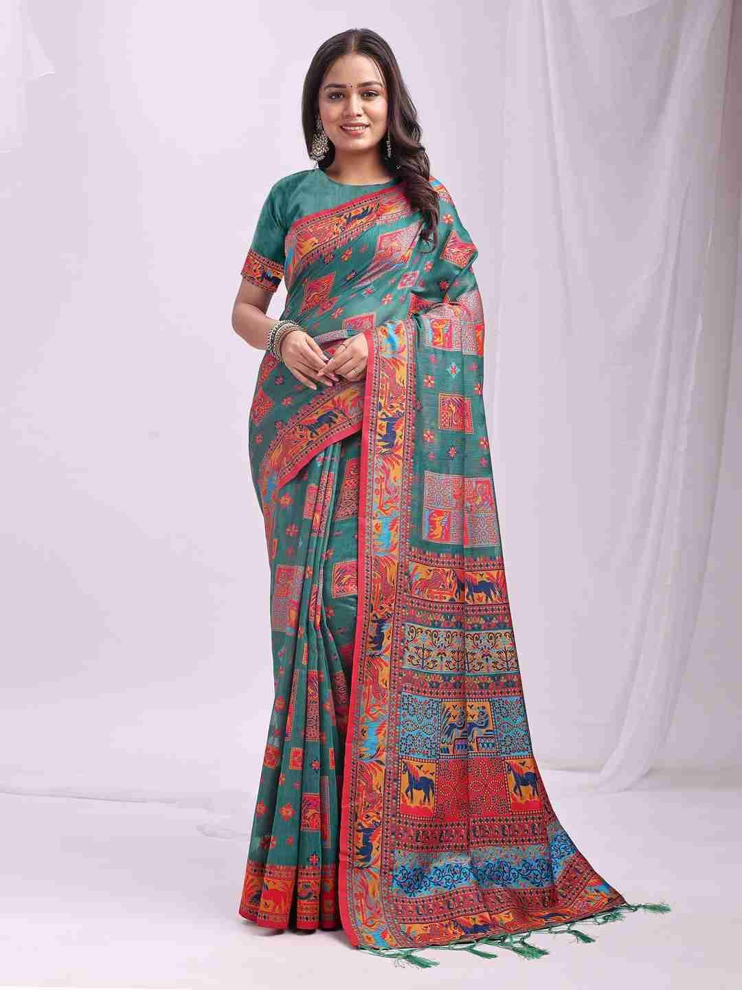 Vastra Loom By Fashid Wholesale 1001 To 1006 Series Indian Traditional Wear Collection Beautiful Stylish Fancy Colorful Party Wear & Occasional Wear Linen Cotton Sarees At Wholesale Price