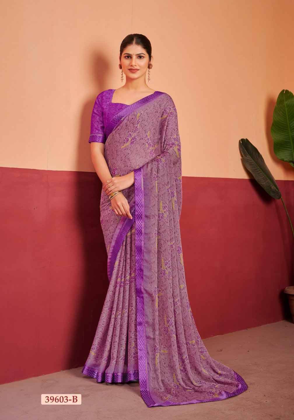 Simayaa Vol-28 By Ruchi Sarees 39601-A To 39603-D Series Indian Traditional Wear Collection Beautiful Stylish Fancy Colorful Party Wear & Occasional Wear Chiffon Sarees At Wholesale Price