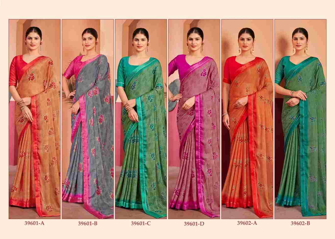 Simayaa Vol-28 By Ruchi Sarees 39601-A To 39603-D Series Indian Traditional Wear Collection Beautiful Stylish Fancy Colorful Party Wear & Occasional Wear Chiffon Sarees At Wholesale Price