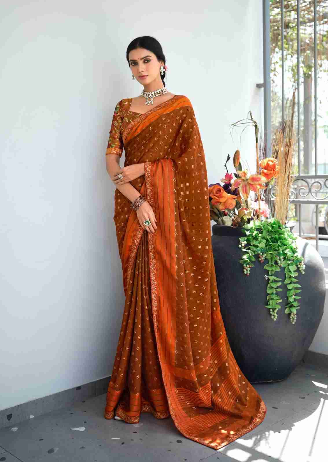 Navisha By Stavan 1001 To 1010 Series Indian Traditional Wear Collection Beautiful Stylish Fancy Colorful Party Wear & Occasional Wear Fancy Sarees At Wholesale Price
