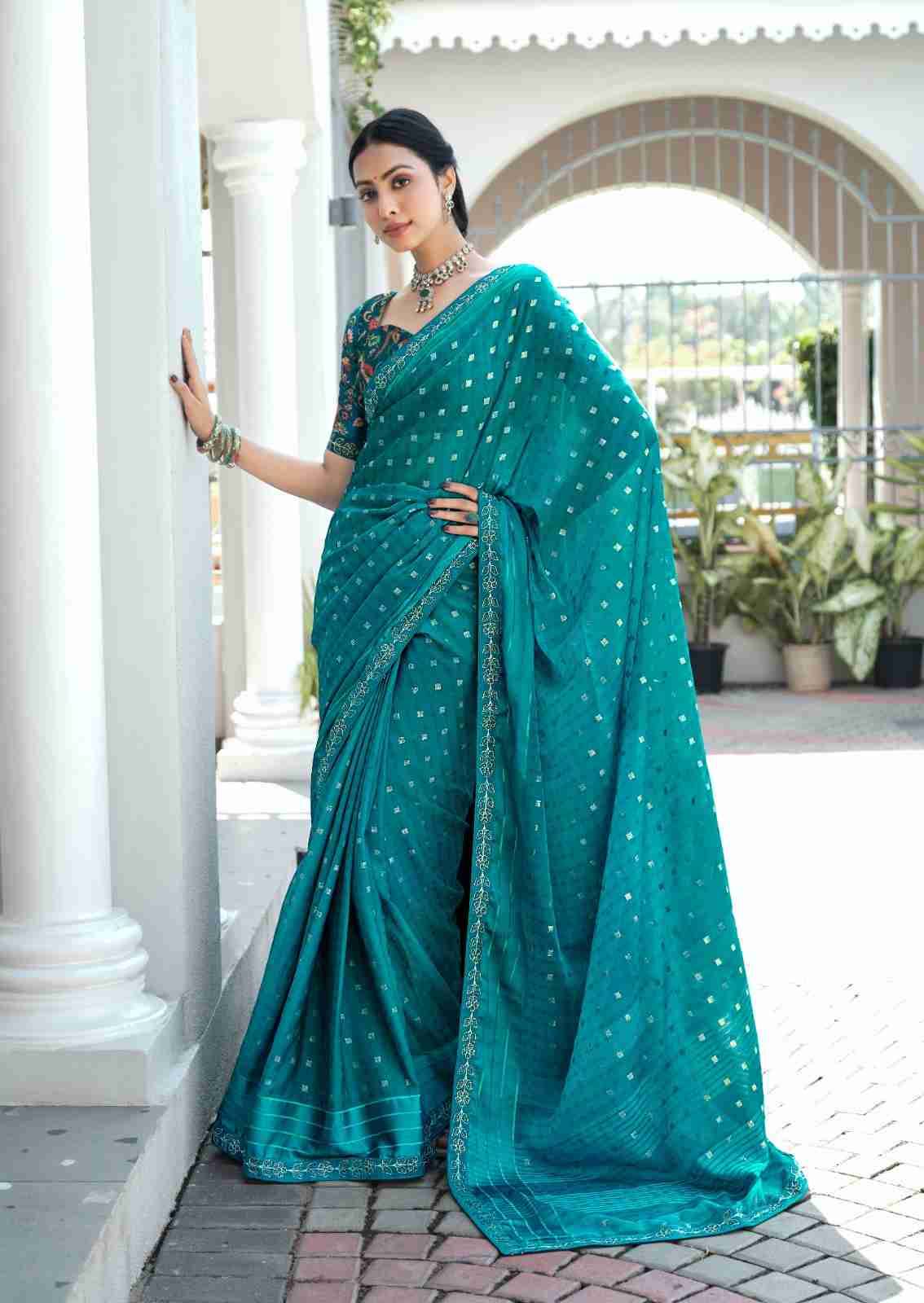 Navisha By Stavan 1001 To 1010 Series Indian Traditional Wear Collection Beautiful Stylish Fancy Colorful Party Wear & Occasional Wear Fancy Sarees At Wholesale Price