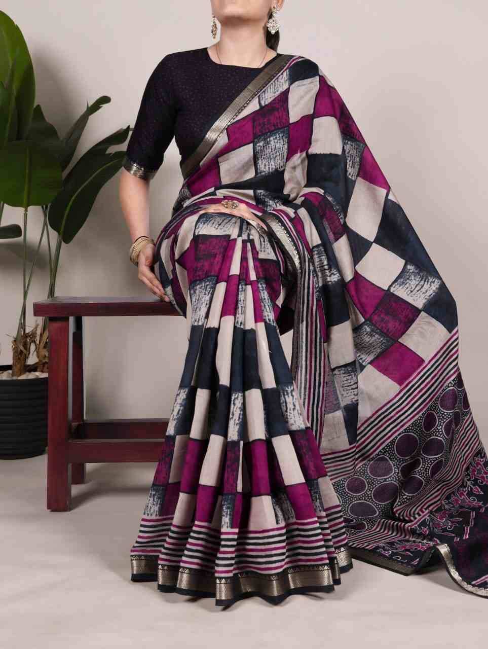7045 By Fashid Wholesale 7045-A To 7045-D Series Indian Traditional Wear Collection Beautiful Stylish Fancy Colorful Party Wear & Occasional Wear Viscose Chanderi Sarees At Wholesale Price