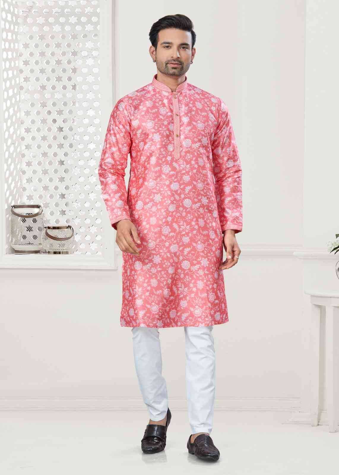 Outluk Vol-138 By Outluk 138001 To 138008 Series Beautiful Colorful Stylish Fancy Casual Wear & Ethnic Wear & Ready To Wear Art Silk Kurtas With Pajamas At Wholesale Price