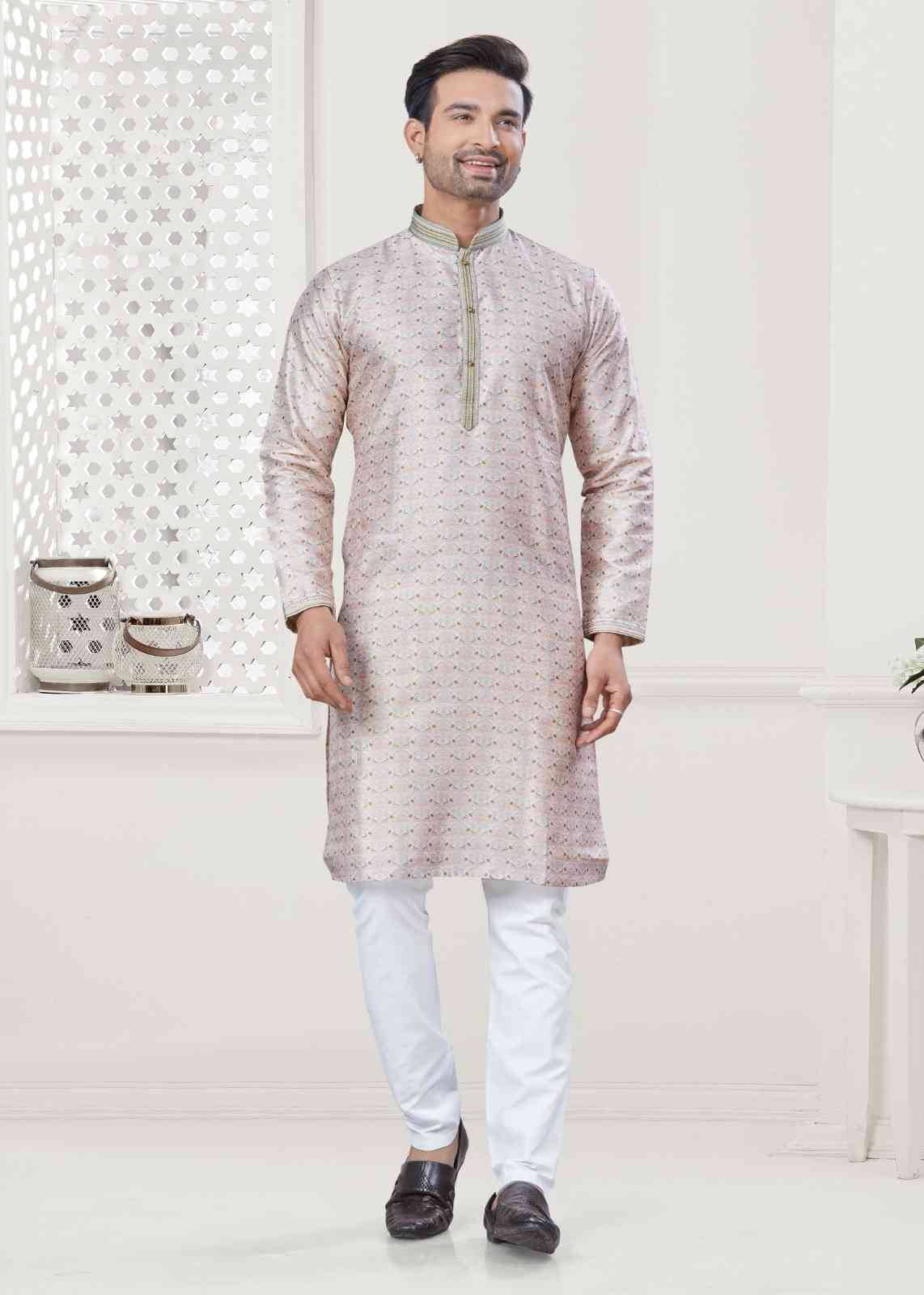 Outluk Vol-138 By Outluk 138001 To 138008 Series Beautiful Colorful Stylish Fancy Casual Wear & Ethnic Wear & Ready To Wear Art Silk Kurtas With Pajamas At Wholesale Price