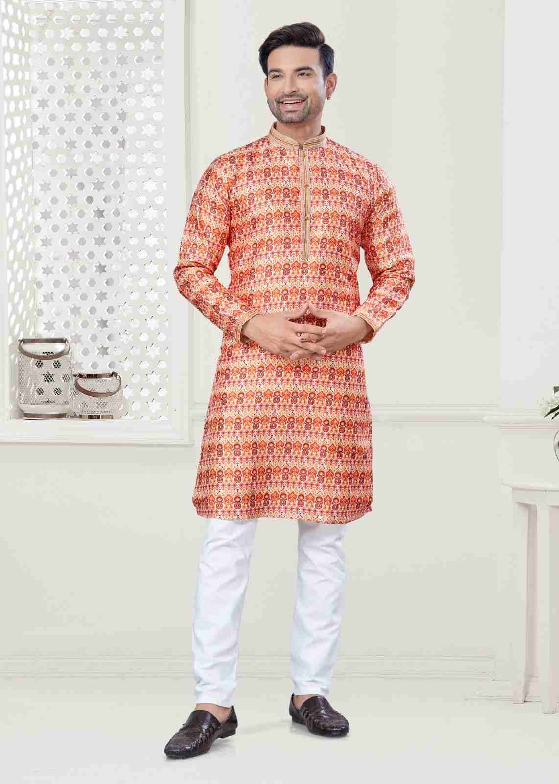 Outluk Vol-138 By Outluk 138001 To 138008 Series Beautiful Colorful Stylish Fancy Casual Wear & Ethnic Wear & Ready To Wear Art Silk Kurtas With Pajamas At Wholesale Price