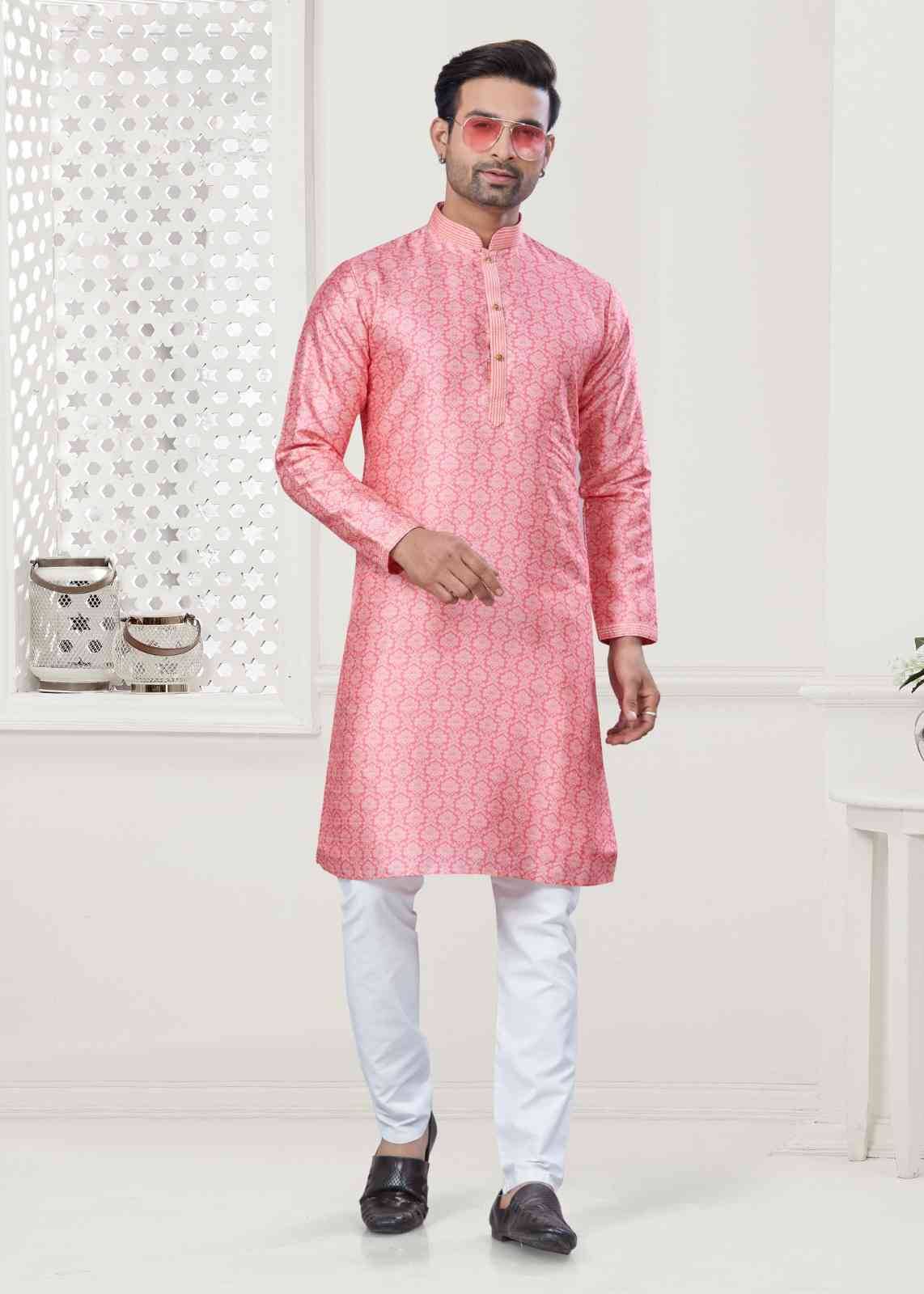 Outluk Vol-138 By Outluk 138001 To 138008 Series Beautiful Colorful Stylish Fancy Casual Wear & Ethnic Wear & Ready To Wear Art Silk Kurtas With Pajamas At Wholesale Price