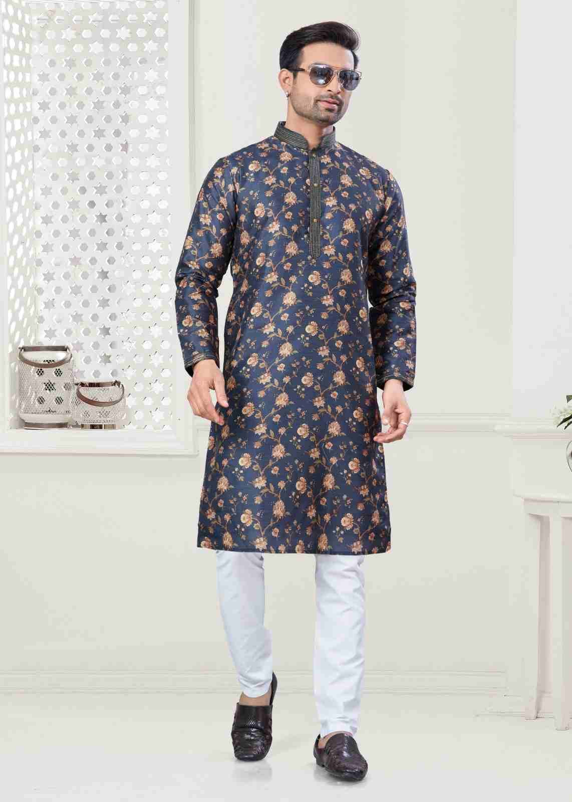 Outluk Vol-138 By Outluk 138001 To 138008 Series Beautiful Colorful Stylish Fancy Casual Wear & Ethnic Wear & Ready To Wear Art Silk Kurtas With Pajamas At Wholesale Price