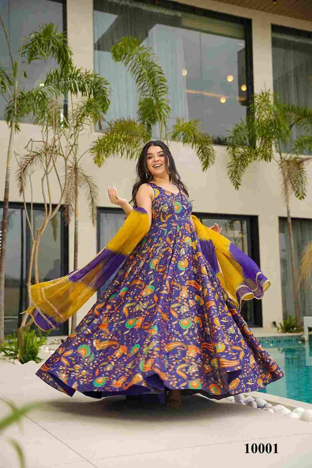 Clora Vol-10 By Fashid Wholesale 10001 To 10007 Series Beautiful Stylish Fancy Colorful Casual Wear & Ethnic Wear Silk Gowns With Dupatta At Wholesale Price