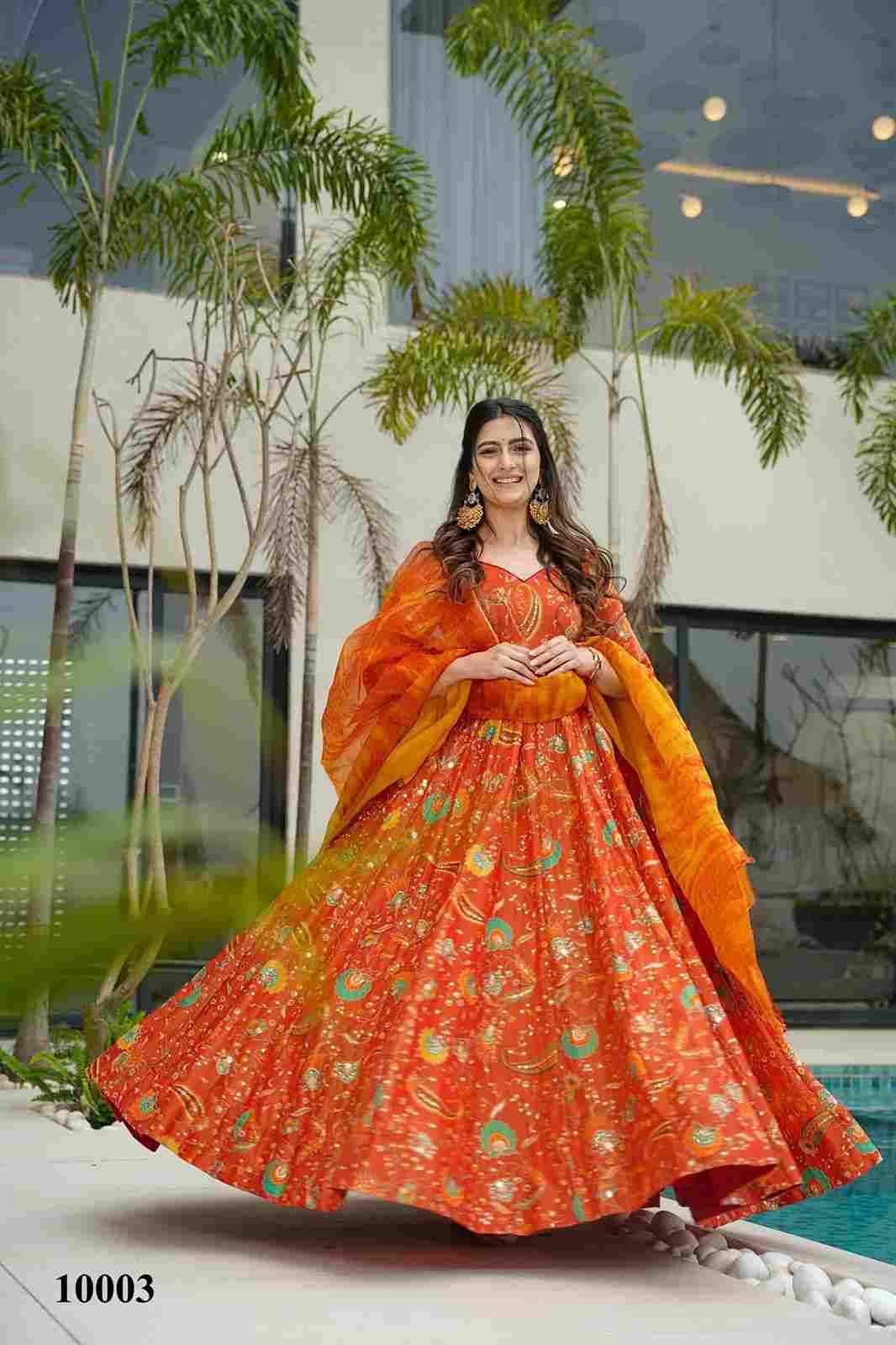 Clora Vol-10 By Fashid Wholesale 10001 To 10007 Series Beautiful Stylish Fancy Colorful Casual Wear & Ethnic Wear Silk Gowns With Dupatta At Wholesale Price