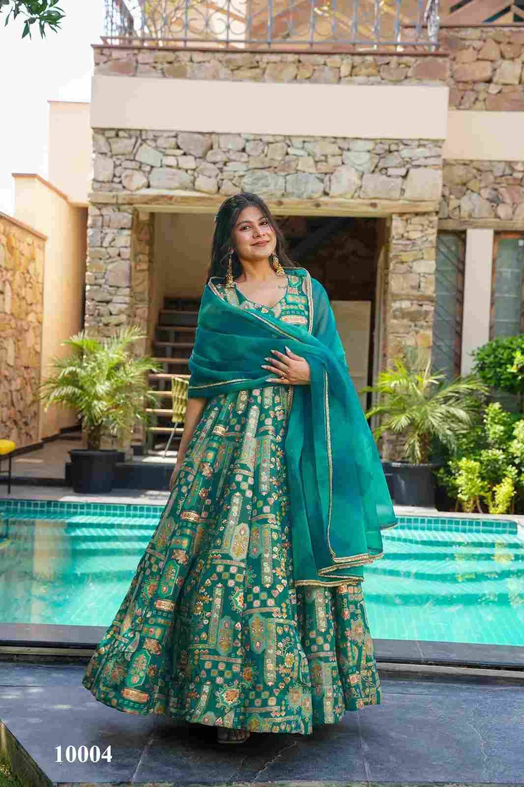 Clora Vol-10 By Fashid Wholesale 10001 To 10007 Series Beautiful Stylish Fancy Colorful Casual Wear & Ethnic Wear Silk Gowns With Dupatta At Wholesale Price