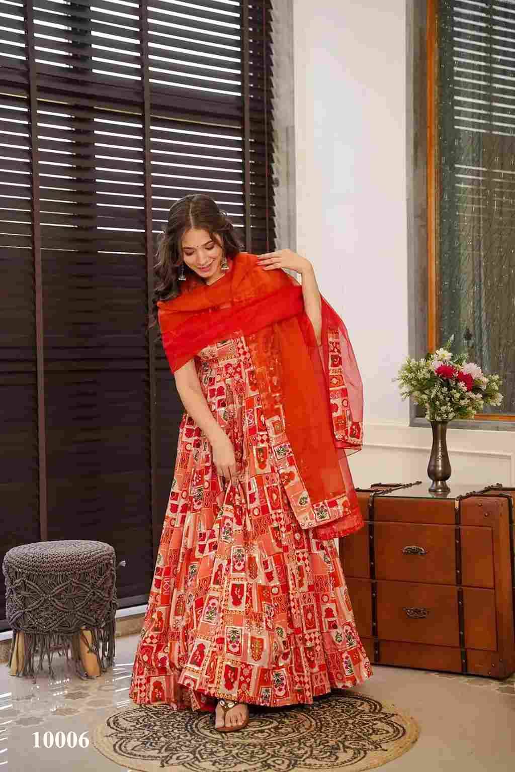 Clora Vol-10 By Fashid Wholesale 10001 To 10007 Series Beautiful Stylish Fancy Colorful Casual Wear & Ethnic Wear Silk Gowns With Dupatta At Wholesale Price