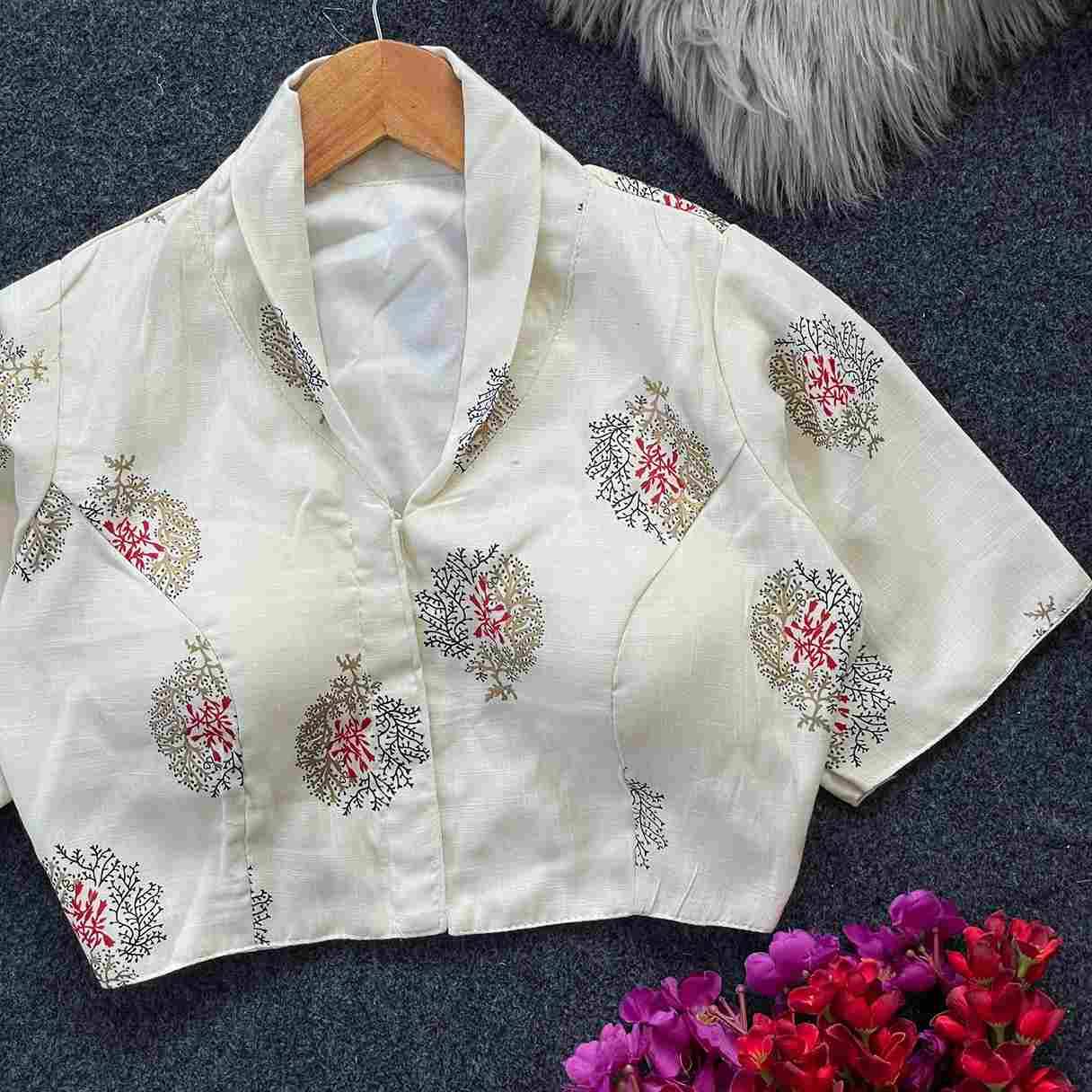 Kb-02 By Fashid Wholesale 01 To 10 Series Designer Beautiful Collection Occasional Wear & Party Wear Heavy Cotton Silk Blouse At Wholesale Price